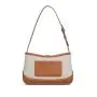 Custom Handbag Wholesale Factory Luxury Designer Ladies Handbag PU Leather Canvas Underarm Bag Shoulder Bag For Women