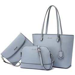 2022  LOVEVOOK designer handbags famous brands pu ladies shoulder bags Tote Satchel Hobo 3pcs Set women purses and handbags