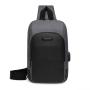 China factory small sports trend solid color men chest bag leisure single shoulder messenger bags