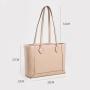2023 New Arrival Customized Womens Tote Bags Soft Pu Leather Large Shopper Bag Business Ladies Tote Bag With Pockets And Zipper