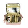 Travel Makeup Cosmetic Case Storage Bag Cosmetic Bag Portable Artist Storage Bag with Adjustable Dividers for Cosmetics Makeup