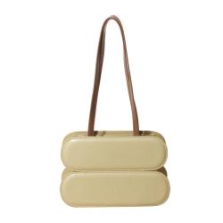 2024 Custom Low MOQ Special-shape Leather Shoulder Underarm Bag For Fashion Ladies