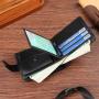 2024 Men's Large Capacity PU Vintage Wallet Waterproof Business Fashion Multi-Functional Card Bag Banknote Clip Multi-Card