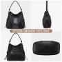 Realer Hobo Bags for Women PU Leather Purses and Handbags Large Hobo Purse with Tassel Crossbody Shoulder Bags ladies hand bags