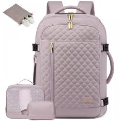 LOVEVOOK Custom Business Travel Expandable Computer Waterproof Anti Theft 15.6In Large Laptop Backpack Travelling bag with Cubes