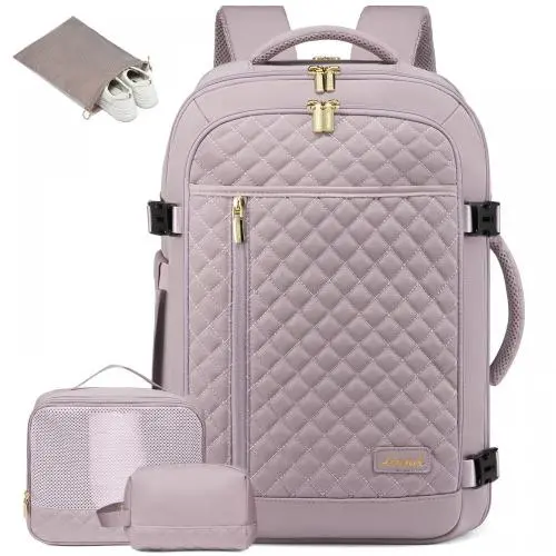 LOVEVOOK Custom Business Travel Expandable Computer Waterproof Anti Theft 15.6In Large Laptop Backpack Travelling bag with Cubes