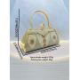 Luxury Ladies party pearls clutch bag purses women's dress black clutch bag evening bags metal handle dinner clutch handbags