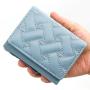 New Women's Short Style Simple Embroidered Love Multi Card Wallet