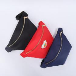 Hot Sale Quality Zipper Pouch Travel Fashion All-match Waist Bags Various Back Methods Nylon Waist Bags For Women