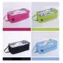 ZR545 Unisex Sport Shoe Packing Bag Oxford Bag One Side Clear Zipper And Handle Dust-proof Waterproof Oxford Storage Bag Travel