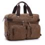 Two Size Casual Canvas Travel Handbag Briefcase Messenger Bag for Men Business Trip Shoulder bag 16in Laptop Handbags book bag