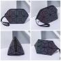 LOVEVOOK Fashion geometric small 2021 wallet PU material geometric luminous hand bag purse mini wallet