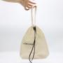 Custom Muslin Cotton Tote Drawstring Shoe Bag For Handbag Cosmetic Pouch Natural Recycle Dust Cotton Gift Shopping Pouch