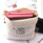 Custom Logo Printing Big Size 100% Cotton Hat Headwear Clothes Storage Bag Drawstring Muslin Shopping Dust Cotton Pouch