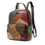 2020 Hot Selling Women's Genuine Embossed Leather School Laptop BackPack