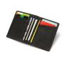 CUIKCA Fashion Lychee Pattern PU Leather Driver's License Holder Business ID Credit Card Holder Simple Wallet Purse Money Clips