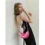 Mini Jewel Handle PU Leather Ladies Shoulder Bags Messenger Bags For Women Fashion Pearl Chain Lady Hobo Bags