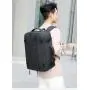 wholesale daily outdoor travel compact back bag for men custom business smart usb laptop backpacks with shoe compartment