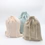 High Quality Colorful Gauze Cotton Fabric Drawstring Clothes Dust Pouch Bag Soft Cotton Shoe Packaging Shopping Bags
