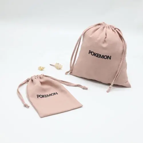 Hot Sale Ladies Designer Cotton Linen Dust Cosmetic Travel Handbag Shoulder Drawstring Cotton Gift Shopping Bag