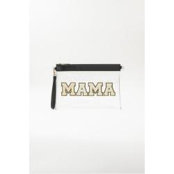 Multi-color Transparent Pouch Can Be Diy Chenille Letter Cosmetic Bag Wholesale Cheap File Bag Storage Transparent Travel Bag