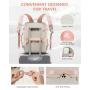 LOVEVOOK Waterproof 40L Flight Approved Travel Backpack with 3 Packing Cubes Large Overnight Weekender laptop Backpack unisex