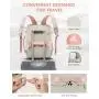 LOVEVOOK Waterproof 40L Flight Approved Travel Backpack with 3 Packing Cubes Large Overnight Weekender laptop Backpack unisex