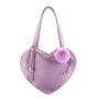 Custom ita bag heart shape ita backpack with printing convertible crossbody shoulder bag