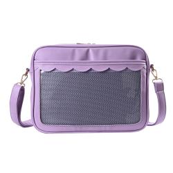 2022 New Design Fashion Women Crossbody Purse Transparent Clear PVC Customized PU Leather Ita Bags