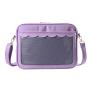 2022 New Design Fashion Women Crossbody Purse Transparent Clear PVC Customized PU Leather Ita Bags