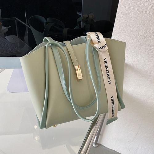 High Quality  Korean Fashion Sac A Main Femme  Large Capacity Bags Tote Bag With PU Leather Tote Bag For Girls