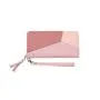 Clash color splicing long wallet ladies clutch bag female 2024 new fashion large capacity zipper money clip female