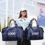 Customized Travel Duffel Bag Sports Tote Gym Bag Shoulder Workout Carry on Weekender Overnight Bag for Women