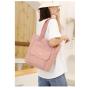 HR301 Women's Fashion Trend Shoulder Bag Nylon Letter Waterproof Versatile Walker Tote Bag Daily Pairing Portable Shopping Bag
