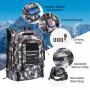 LOVEVOOK Waterproof custom Backpack Large Pack Extendable Outdoor Backpack for Men Backpacks