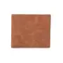 Factory custom pu leather wallet men with 5 credit card slots and 1 button coin pouch