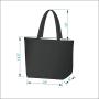 Gelory Popular Boutique Custom Design Printed Portable Reusable Heavy Durable Eco Friendly Shopping Canvas Cotton Bags Tote