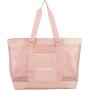 Factory Wholesale Fashion Travel Handbags Clear Mesh Shoulder Bag Transparent Tote Beach Bag