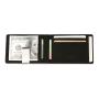 HF070 CUIKCA Men Wallet Purse PU Leather RFID Blocking Simple Wallet Stainless Steel Clip Money Clip ID Bank Credit Card Holders