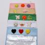 Low MOQ Toiletry DIY Chenille Letter Flat Pouch with Zipper Embroidery  Nylon Clear makeup bags Transparent  PVC Cosmetic Bag