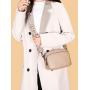 Custom handbag pu leather crossbody bag women shoulder bag black sling phone bags for ladies