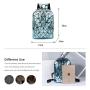 LOVEVOOK women backpack school bags for teenage girls large capacity geometric backpack laser drop backpack for travel