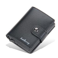 OEP003 Men Aluminum Card Case New Style Anti-magnetic Theft Card Holder RFID Blocking Pop Up Credit Card Holder For Men