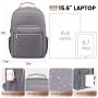 LOVEVOOK wholesale fashion Quilted school backpacks bags business work travel computer bags college custom women laptop backpack
