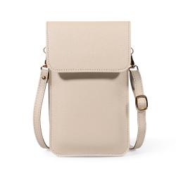 2024 phone bag for women Fashion Trend Messenger Bag Transparent Soft Leather Stock Wholesale Can Touch Screen Lady Style