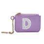 Keymay No MOQ Custom Colorful Women Key Case Kids Cute Coin Purse Nylon Mini Keychain Wallet