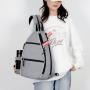 ZF325 New Simple Tennis Bag Large Capacity Handheld Shoulder Crossbody Bag Badminton Racket Bag Oxford Cloth Waterproof