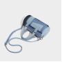 2024 Custom Contrast Color Denim Barrel Bags Handbags For Fashion Women