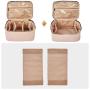 Makeup Storage Clutches Travel Portable Waterproof Flannel Makeup Organizer Pouch Velvet Cosmetic Bags Case