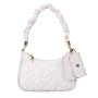 Wholesale Fashion Pleated Bag For Girls 2022 Simple Newest Women Shoulder Bags Small Square Handbags A Set Of Two